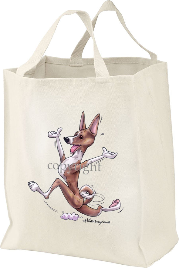 Basenji - Happy Dog - Tote Bag