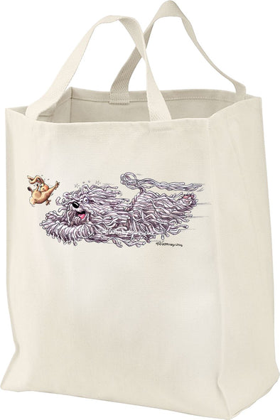 Komondor - Chasing Rabbit - Mike's Faves - Tote Bag