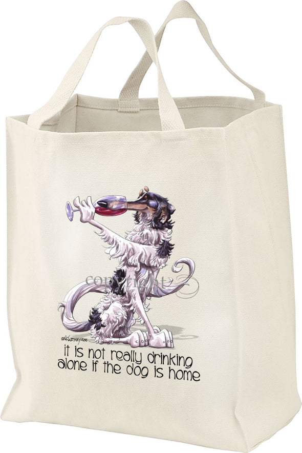 Borzoi - It's Not Drinking Alone - Tote Bag