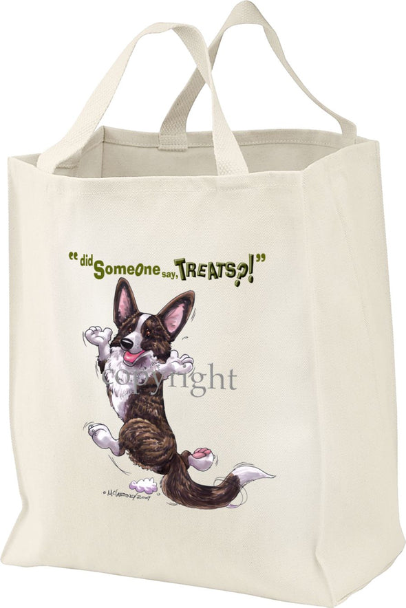 Welsh Corgi Cardigan - Treats - Tote Bag