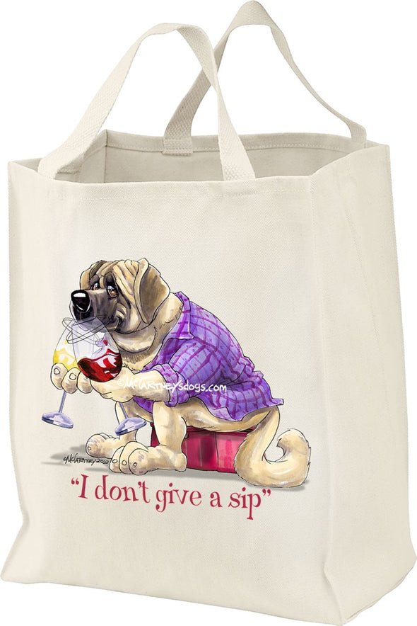 Mastiff - I Don't Give a Sip - Tote Bag