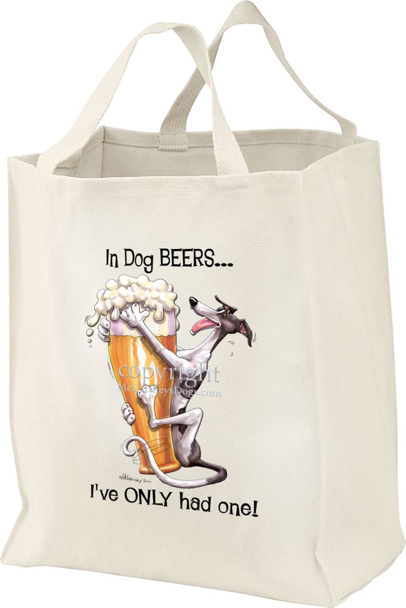 Greyhound - Dog Beers - Tote Bag