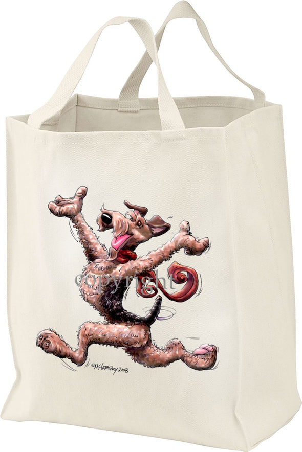Airedale Terrier - Happy Dog - Tote Bag