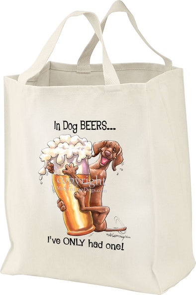 Vizsla - Dog Beers - Tote Bag