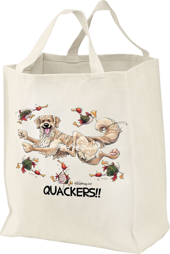 Golden Retriever - Quackers - Mike's Faves - Tote Bag