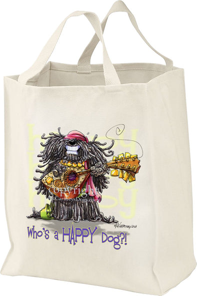 Puli - Who's A Happy Dog - Tote Bag