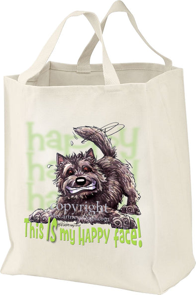 Cairn Terrier - 2 - Who's A Happy Dog - Tote Bag