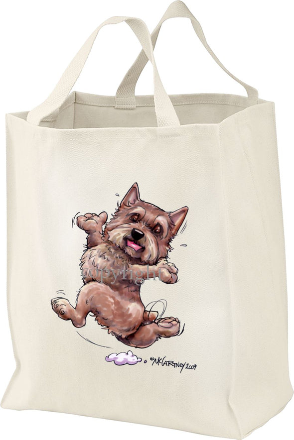 Norwich Terrier - Happy Dog - Tote Bag