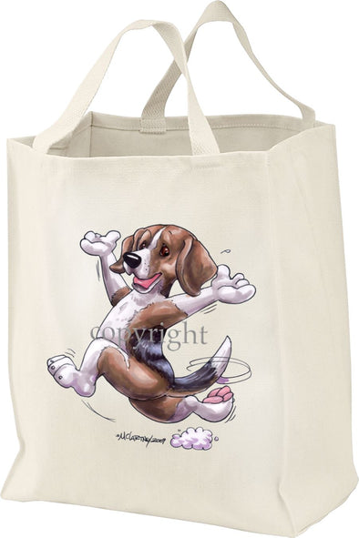 Beagle - Happy Dog - Tote Bag