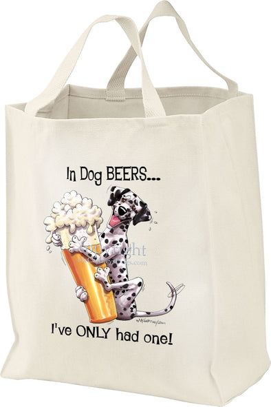 Dalmatian - Dog Beers - Tote Bag