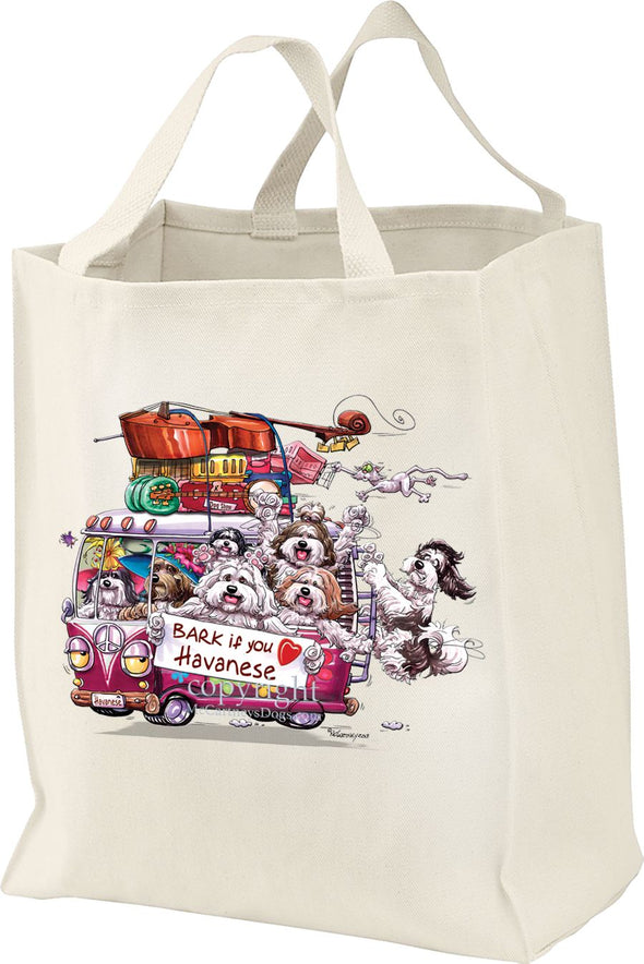 Havanese - Bark If You Love Dogs - Tote Bag