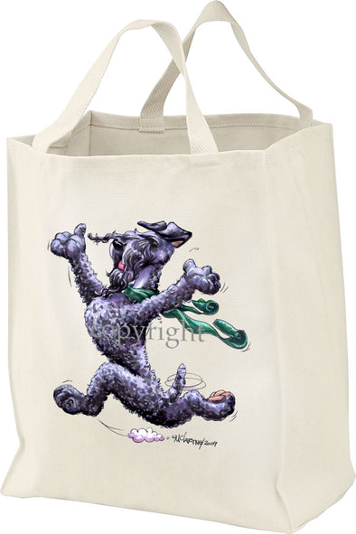 Kerry Blue Terrier - Happy Dog - Tote Bag