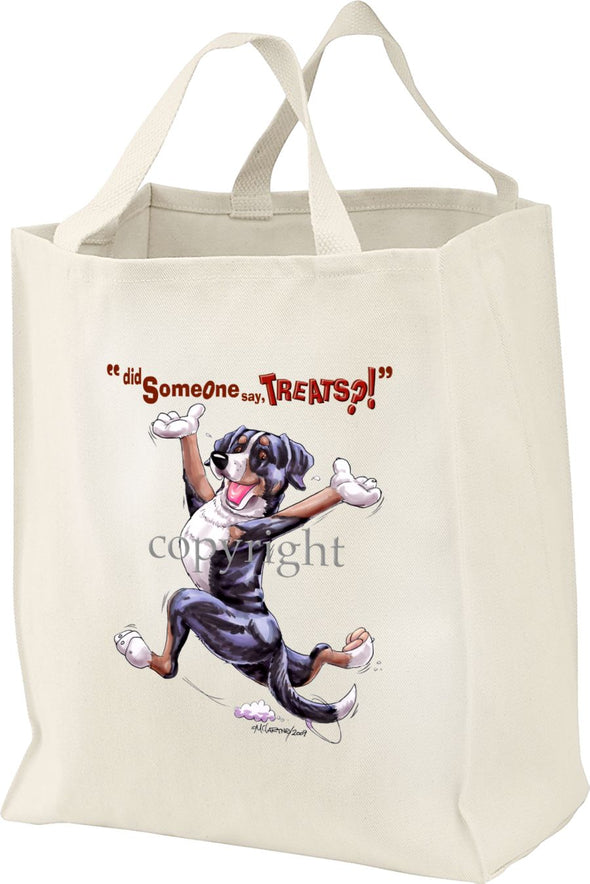 Greater Swiss Mountain Dog - Treats - Tote Bag