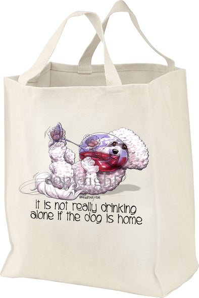 Bichon Frise - It's Not Drinking Alone - Tote Bag