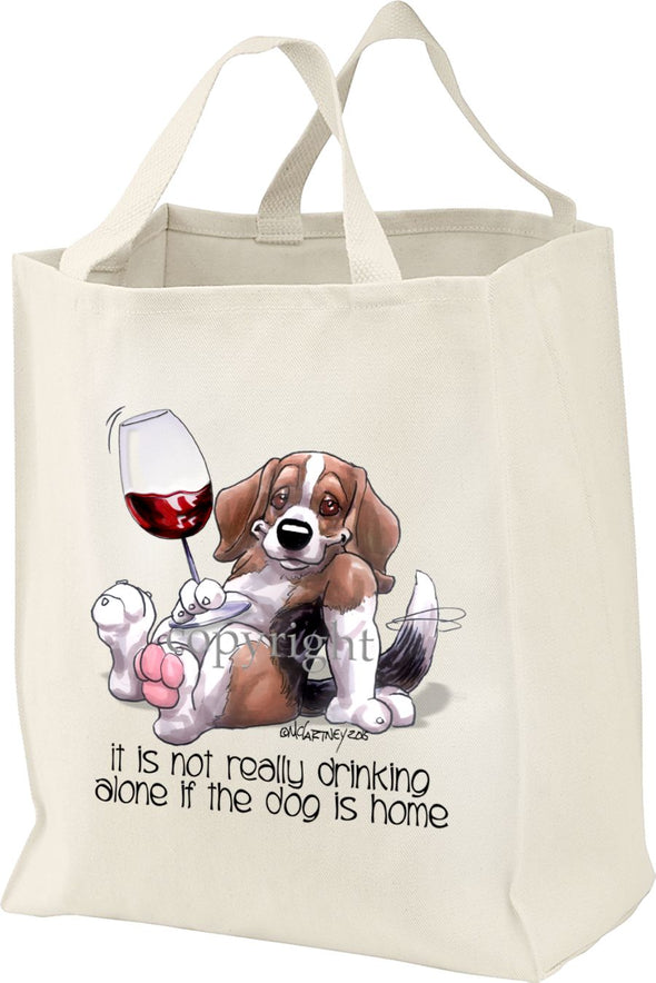 Beagle - It's Not Drinking Alone - Tote Bag
