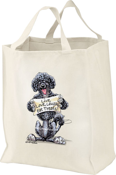 Portuguese Water Dog - Live Love - Mike's Faves - Tote Bag