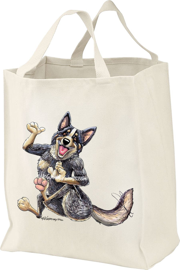 Australian Cattle Dog - Waving - Mike's Faves - Tote Bag