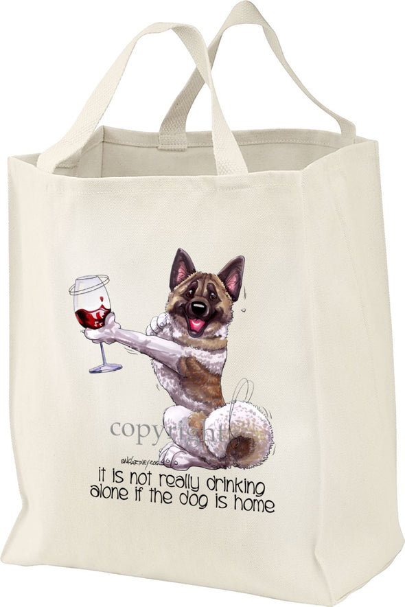 Akita - It's Not Drinking Alone - Tote Bag