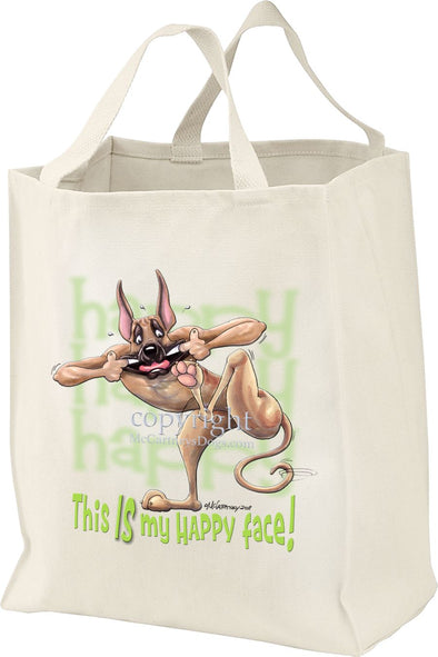 Great Dane - 2 - Who's A Happy Dog - Tote Bag