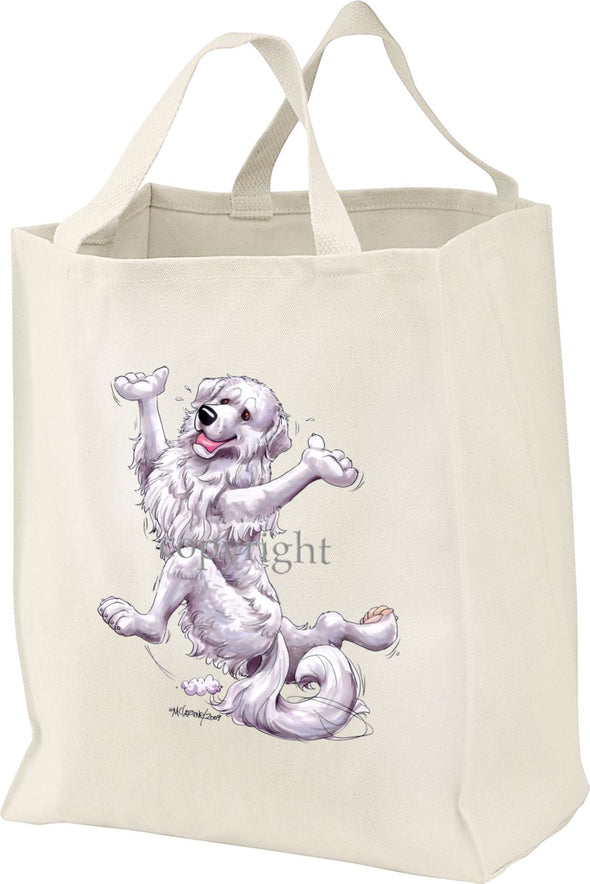 Great Pyrenees - Happy Dog - Tote Bag