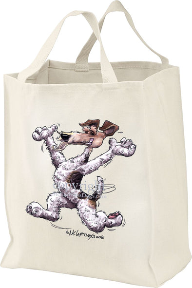 Wire Fox Terrier - Happy Dog - Tote Bag