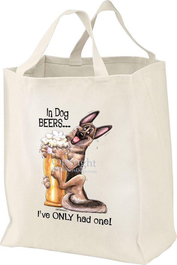 German Shepherd - Dog Beers - Tote Bag