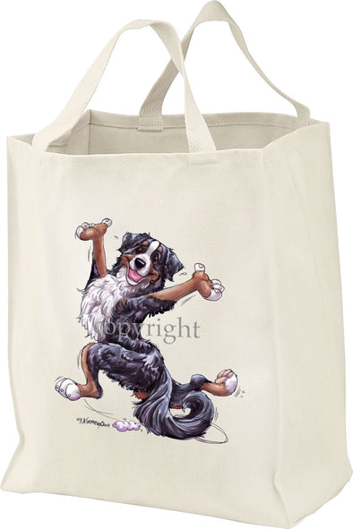 Bernese Mountain Dog - Happy Dog - Tote Bag
