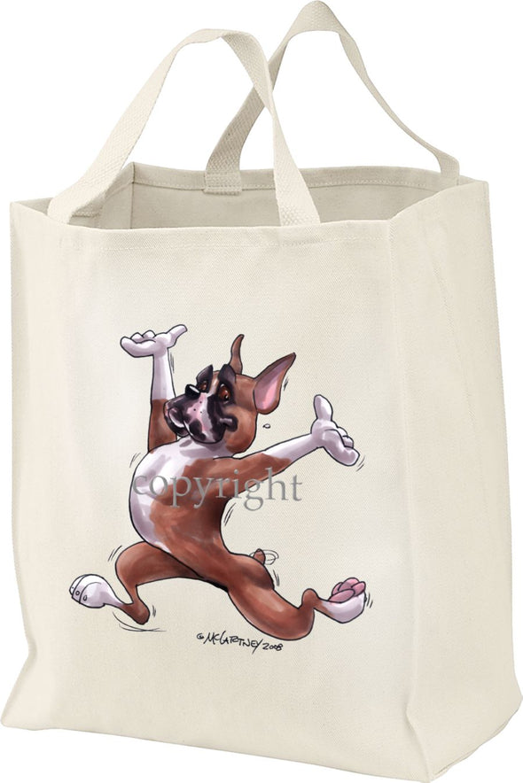 Boxer - Happy Dog - Tote Bag