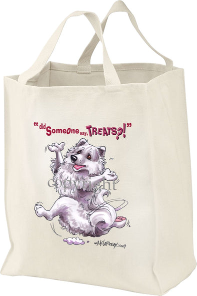 American Eskimo Dog - Treats - Tote Bag