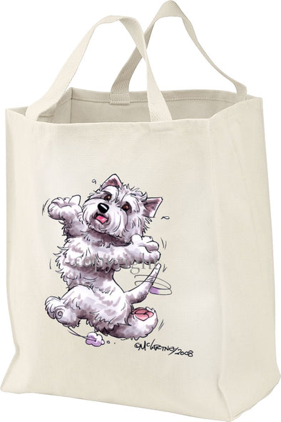 West Highland Terrier - Happy Dog - Tote Bag