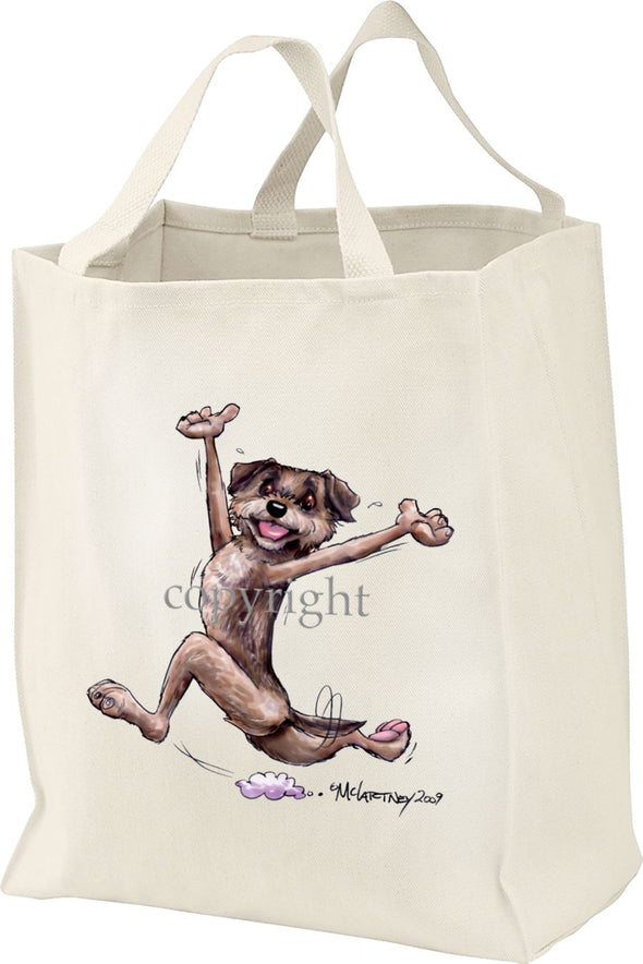 Border Terrier - Happy Dog - Tote Bag