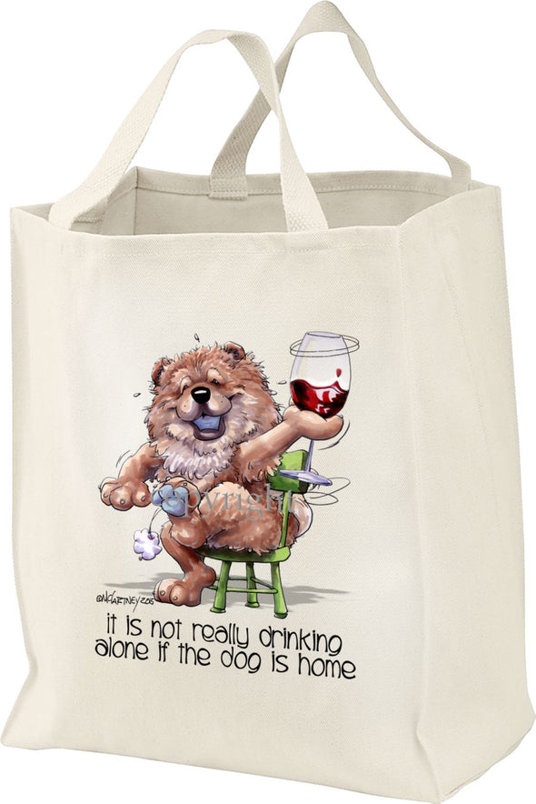 Chow Chow - It's Not Drinking Alone - Tote Bag