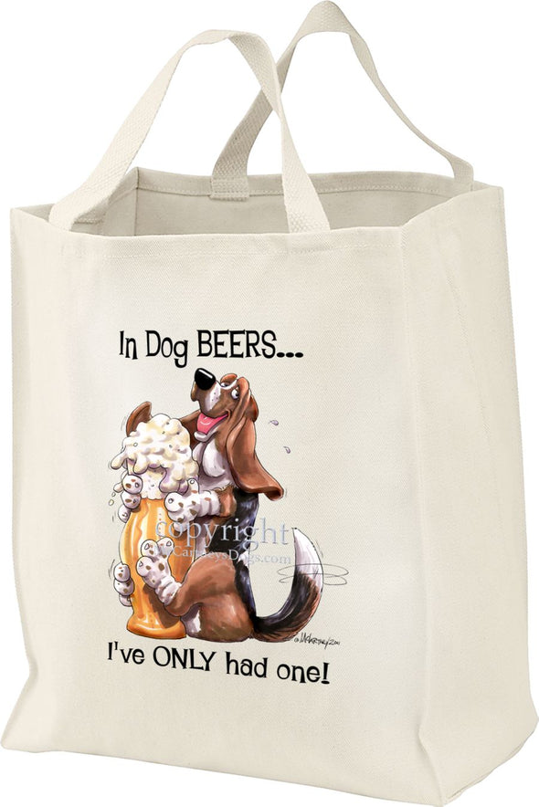 Basset Hound - Dog Beers - Tote Bag