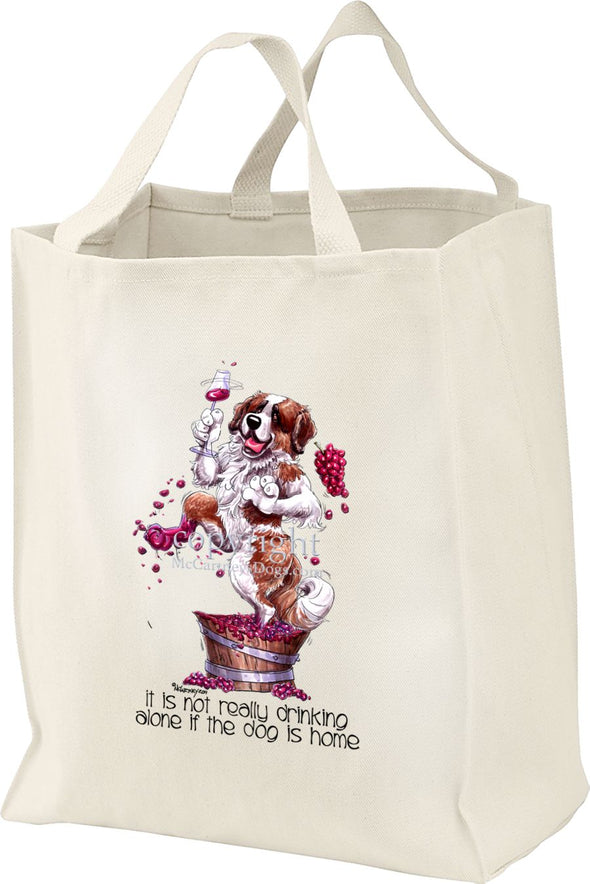 Saint Bernard - It's Not Drinking Alone - Tote Bag