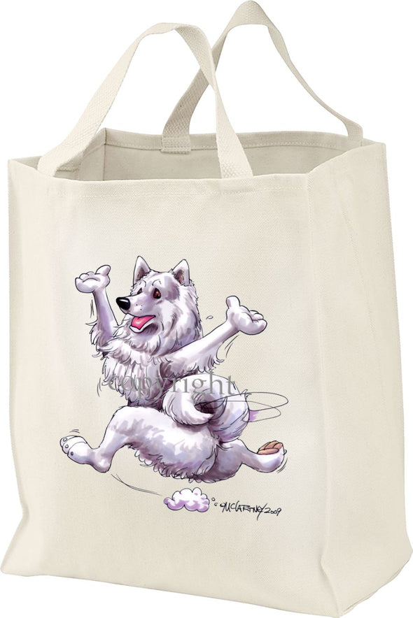 Samoyed - Happy Dog - Tote Bag