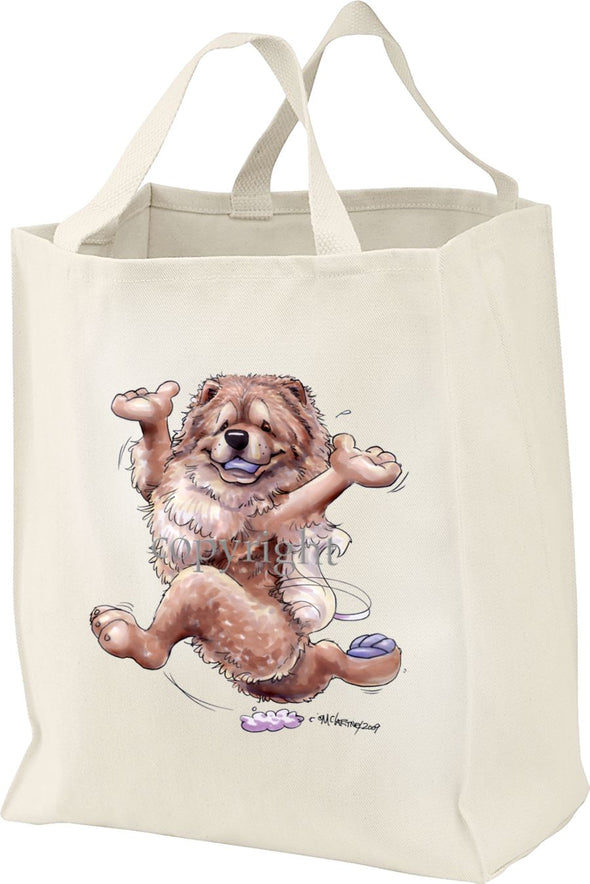 Chow Chow - Happy Dog - Tote Bag