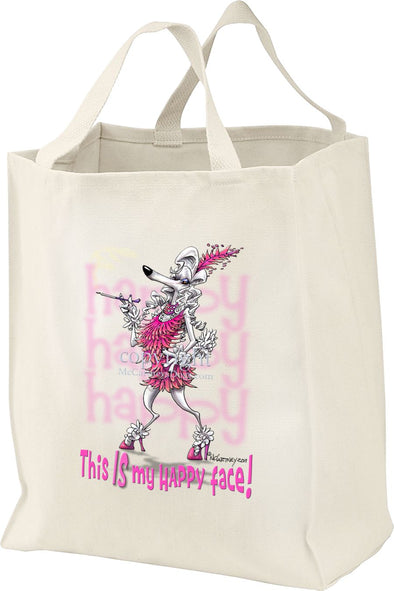 Poodle - 2 - Who's A Happy Dog - Tote Bag