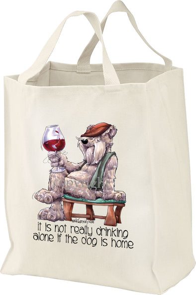 Soft Coated Wheaten - It's Not Drinking Alone - Tote Bag