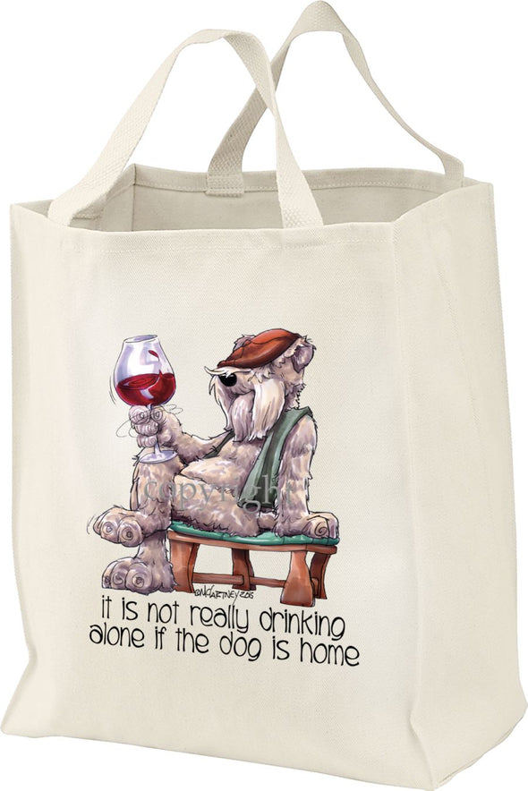 Soft Coated Wheaten - It's Not Drinking Alone - Tote Bag