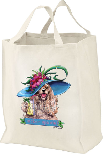 Cocker Spaniel - Derby Hat - Mike's Faves - Tote Bag