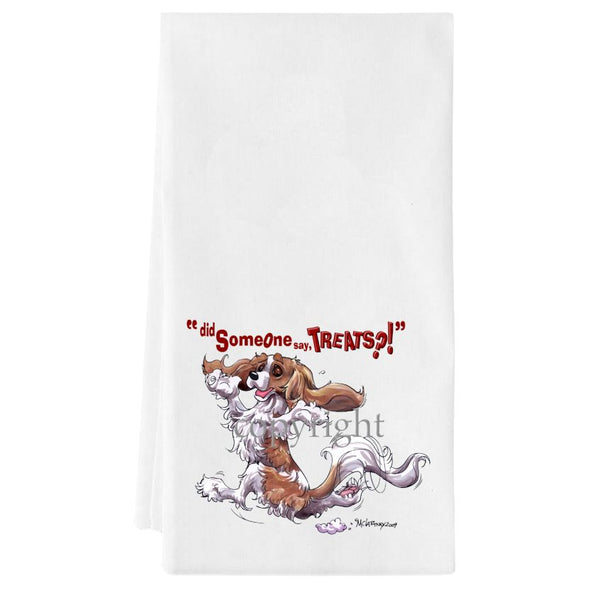 Cavalier King Charles  Blenheim - Treats - Towel