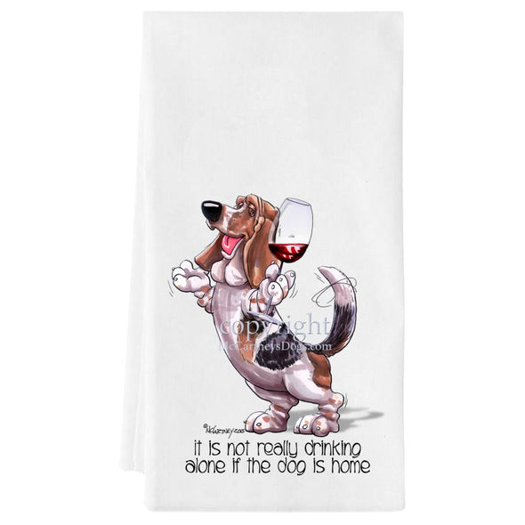 Basset Hound - It's Not Drinking Alone - Towel