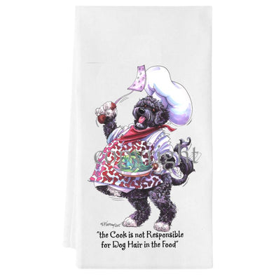 Portuguese Water Dog - Fat Chefs - Towel