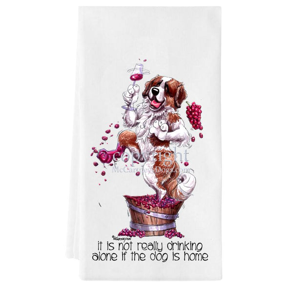 Saint Bernard - It's Not Drinking Alone - Towel
