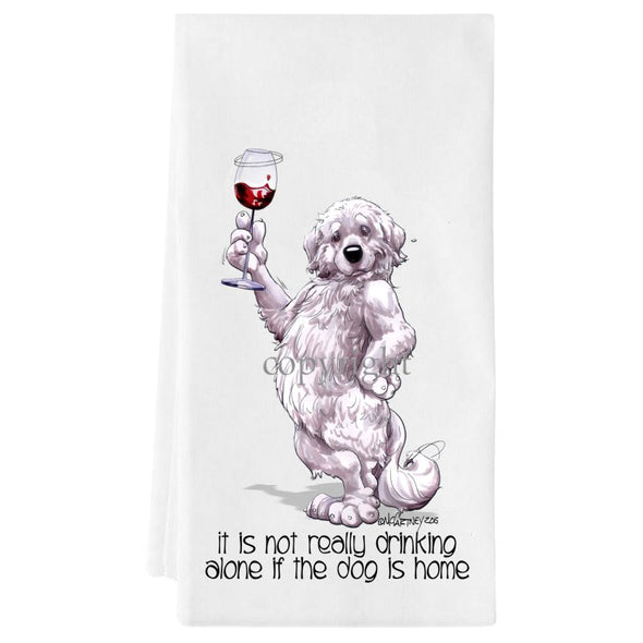 Great Pyrenees - It's Not Drinking Alone - Towel