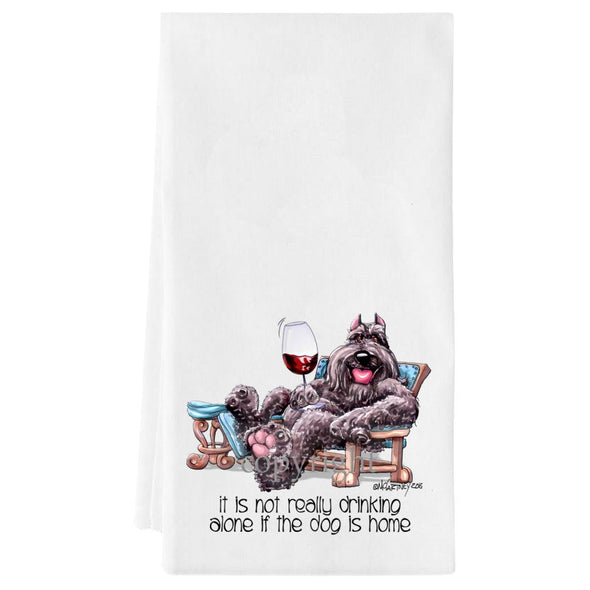 Bouvier Des Flandres - It's Not Drinking Alone - Towel
