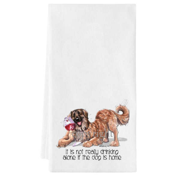 Leonberger - It's Not Drinking Alone - Towel