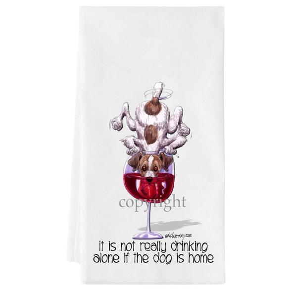 Jack Russell Terrier - It's Not Drinking Alone - Towel