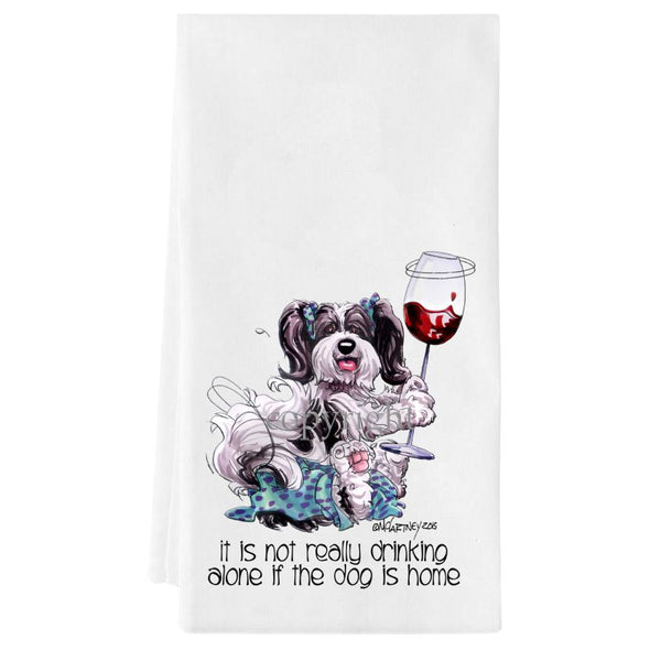 Havanese - It's Not Drinking Alone - Towel