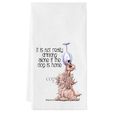 Cocker Spaniel - It's Not Drinking Alone - Towel